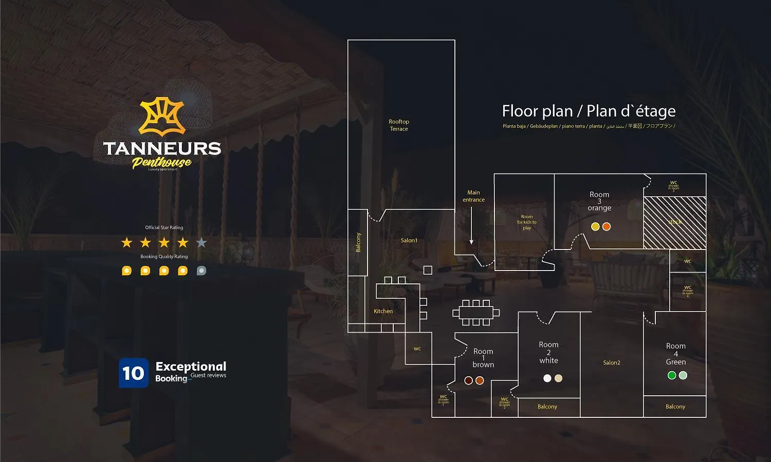 Les Tanneurs Penthouse Marrakech Apartment Marrakesh